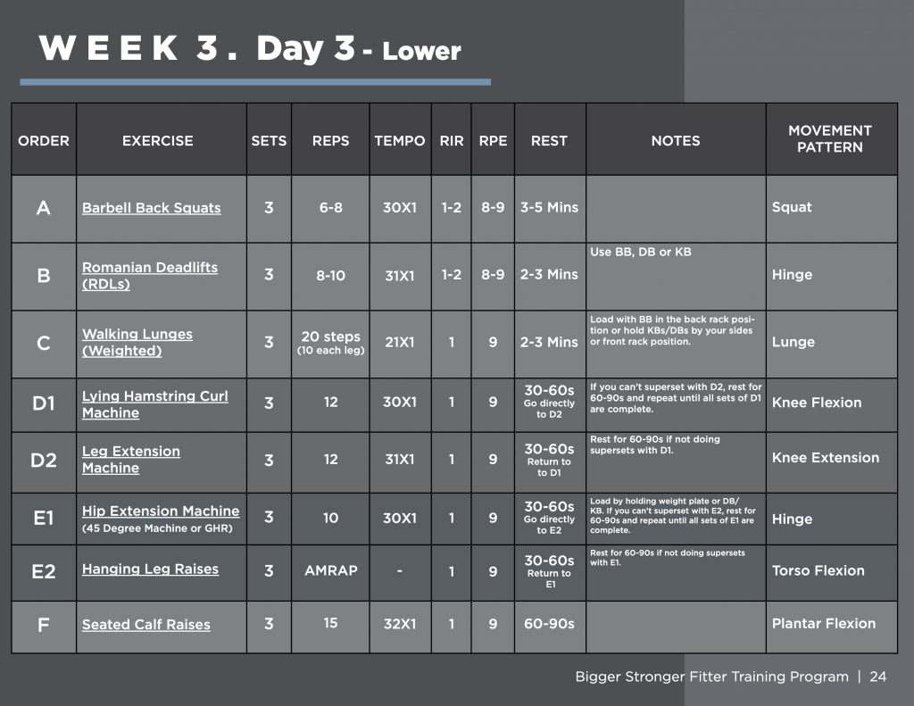 BIGGER STRONGER FITTER | eBook + Training Programs | Drew's Daily Dose