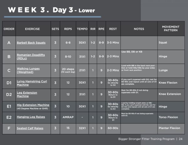 BIGGER STRONGER FITTER | eBook + Training Programs - Image 4